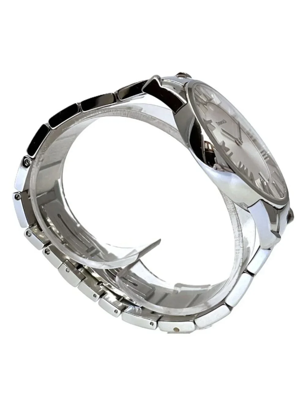 Tiffany & Co Atlas Dome Watch SS Quartz White Dial